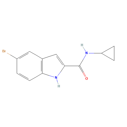 5-bromo-N-cyclopropyl-1H-indole-2-carboxamide (CAS: 1202766-57-1) - Related Chemical Product