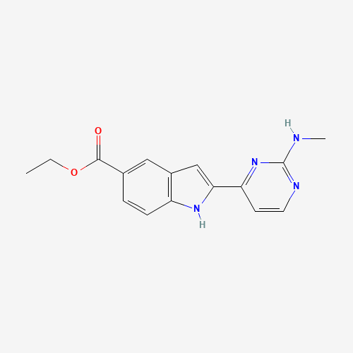 ethyl 2-[2-(methylamino)pyrimidin-4-yl]-1H-indole-5-carboxylate (CAS: 916486-06-1) - Related Chemical Product