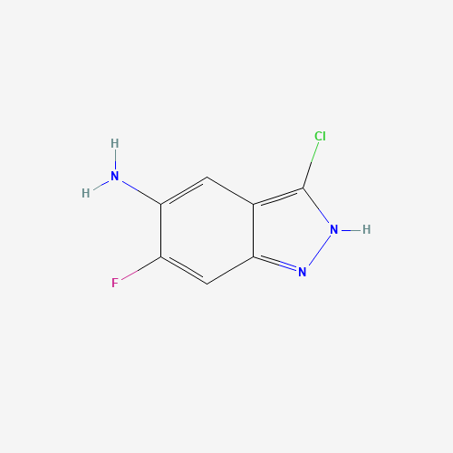 3-chloro-6-fluoro-2H-indazol-5-amine (CAS: 864082-73-5) - Related Chemical Product