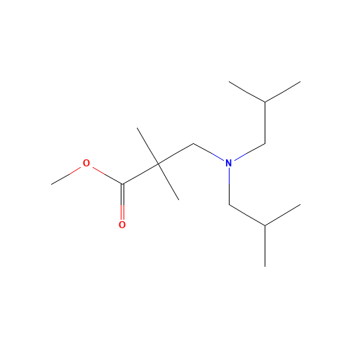 methyl 3-[bis(2-methylpropyl)amino]-2,2-dimethylpropanoate (CAS: 222313-53-3) - Related Chemical Product