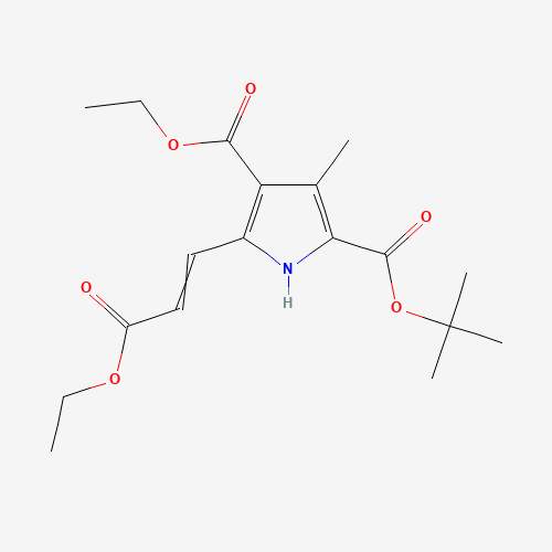 2-O-tert-butyl 4-O-ethyl 5-(3-ethoxy-3-oxoprop-1-enyl)-3-methyl-1H-pyrrole-2,4-dicarboxylate (CAS: 1082989-66-9) - Related Chemical Product
