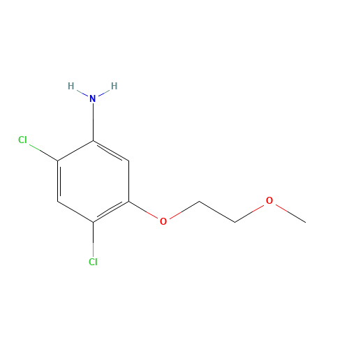 2,4-dichloro-5-(2-methoxyethoxy)aniline (CAS: 339278-77-2) - Related Chemical Product