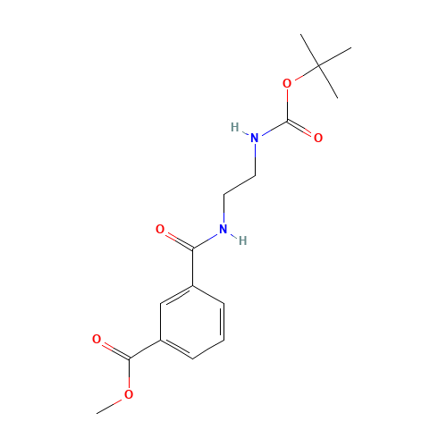 methyl 3-[2-[(2-methylpropan-2-yl)oxycarbonylamino]ethylcarbamoyl]benzoate (CAS: 174665-22-6) - Related Chemical Product