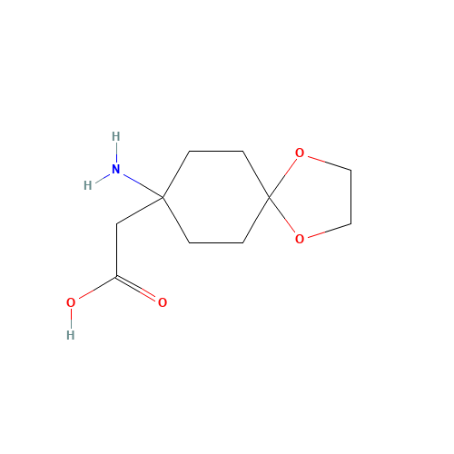 2-(8-amino-1,4-dioxaspiro[4.5]decan-8-yl)acetic acid (CAS: 889949-15-9) - Related Chemical Product