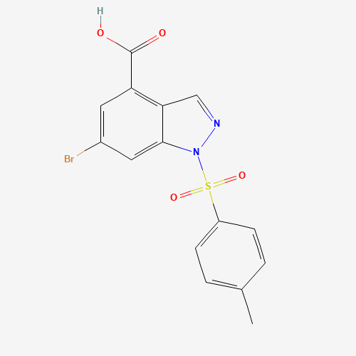 6-bromo-1-(4-methylphenyl)sulfonylindazole-4-carboxylic acid (CAS: 1245465-62-6) - Related Chemical Product