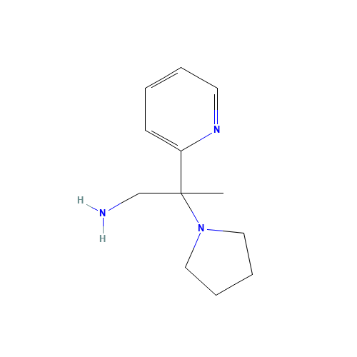 2-pyridin-2-yl-2-pyrrolidin-1-ylpropan-1-amine (CAS: 1443741-54-5) - Related Chemical Product
