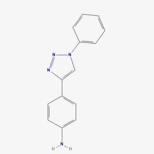 4-(1-phenyltriazol-4-yl)aniline (CAS: 1232432-29-9) - Related Chemical Product