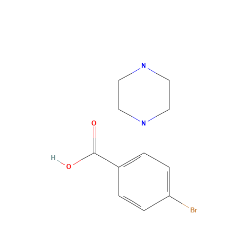 4-bromo-2-(4-methylpiperazin-1-yl)benzoic acid (CAS: 1099687-04-3) - Related Chemical Product