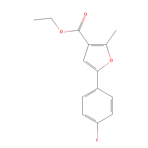 ethyl 5-(4-fluorophenyl)-2-methylfuran-3-carboxylate (CAS: 111787-83-8) - Related Chemical Product