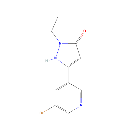 5-(5-bromopyridin-3-yl)-2-ethyl-1H-pyrazol-3-one (CAS: 1289203-68-4) - Related Chemical Product
