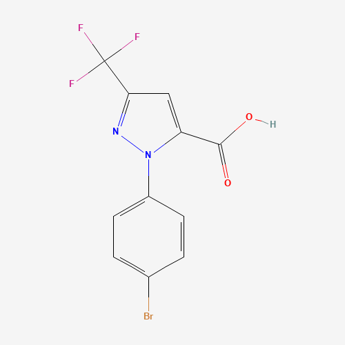 2-(4-bromophenyl)-5-(trifluoromethyl)pyrazole-3-carboxylic acid (CAS: 1211520-63-6) - Related Chemical Product