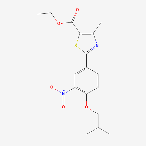 ethyl 4-methyl-2-[4-(2-methylpropoxy)-3-nitrophenyl]-1,3-thiazole-5-carboxylate (CAS: 144060-93-5) - Related Chemical Product