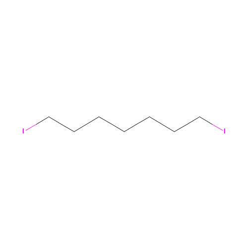 1,7-diiodoheptane (CAS: 51526-03-5) - Chemical Structure and Molecular Formula 