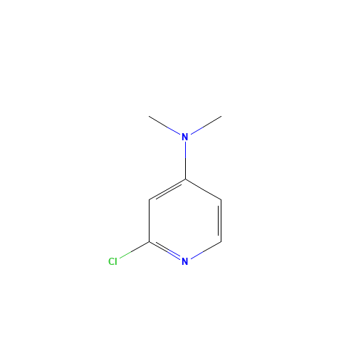 2-chloro-N,N-dimethylpyridin-4-amine (CAS: 59047-70-0) - Chemical Structure and Molecular Formula 