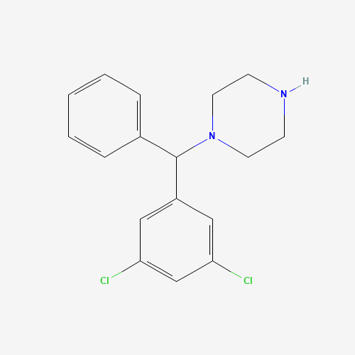 1-[(3,5-dichlorophenyl)-phenylmethyl]piperazine (CAS: 885950-04-9) - Related Chemical Product