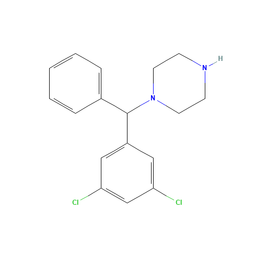 1-[(3,5-dichlorophenyl)-phenylmethyl]piperazine (CAS: 885950-04-9) - Related Chemical Product