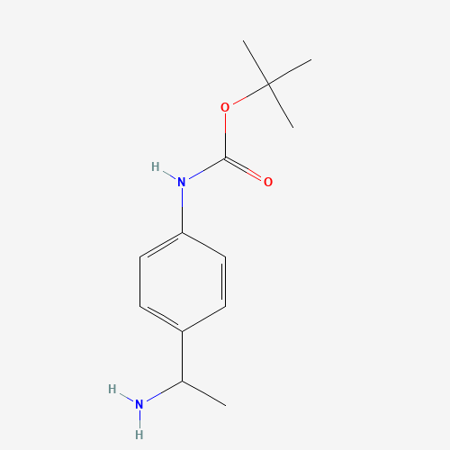 tert-butyl N-[4-(1-aminoethyl)phenyl]carbamate (CAS: 618445-80-0) - Related Chemical Product