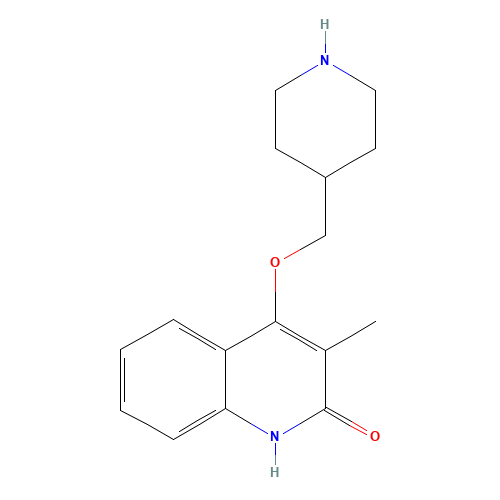 3-methyl-4-(piperidin-4-ylmethoxy)-1H-quinolin-2-one (CAS: 1263051-47-3) - Related Chemical Product