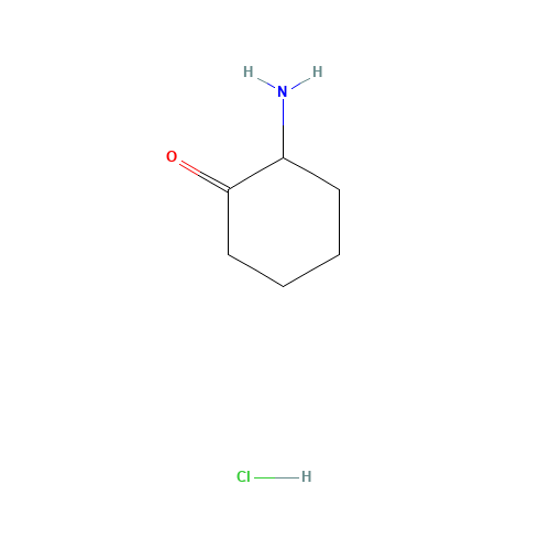 2-aminocyclohexan-1-one;hydrochloride (CAS: 6946-05-0) - Chemical Structure and Molecular Formula 