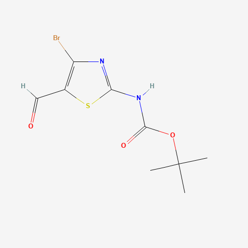 tert-butyl N-(4-bromo-5-formyl-1,3-thiazol-2-yl)carbamate (CAS: 944805-17-8) - Related Chemical Product