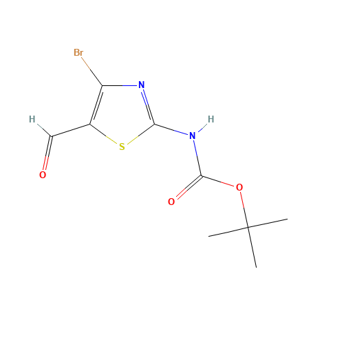 tert-butyl N-(4-bromo-5-formyl-1,3-thiazol-2-yl)carbamate (CAS: 944805-17-8) - Related Chemical Product