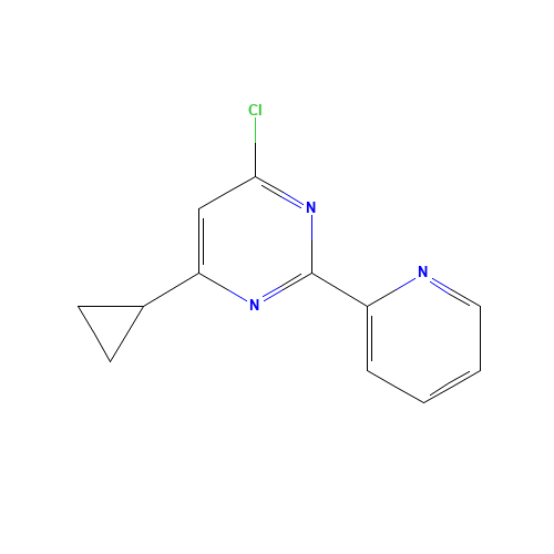 4-chloro-6-cyclopropyl-2-pyridin-2-ylpyrimidine (CAS: 1335049-00-7) - Related Chemical Product