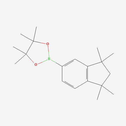 4,4,5,5-tetramethyl-2-(1,1,3,3-tetramethyl-2H-inden-5-yl)-1,3,2-dioxaborolane (CAS: 1312464-73-5) - Related Chemical Product
