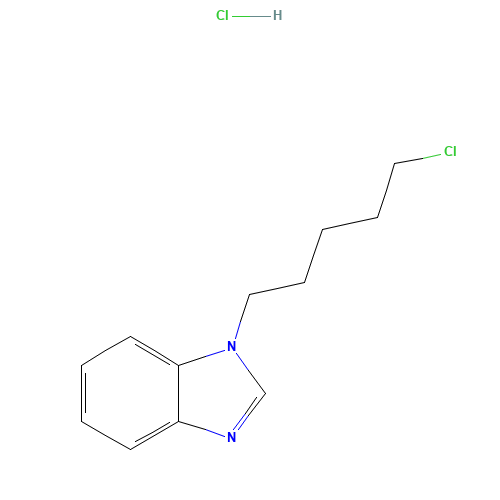 1-(5-chloropentyl)benzimidazole;hydrochloride (CAS: 81326-97-8) - Related Chemical Product