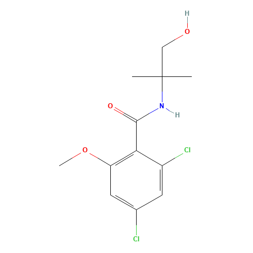2,4-dichloro-N-(1-hydroxy-2-methylpropan-2-yl)-6-methoxybenzamide (CAS: 78444-53-8) - Related Chemical Product