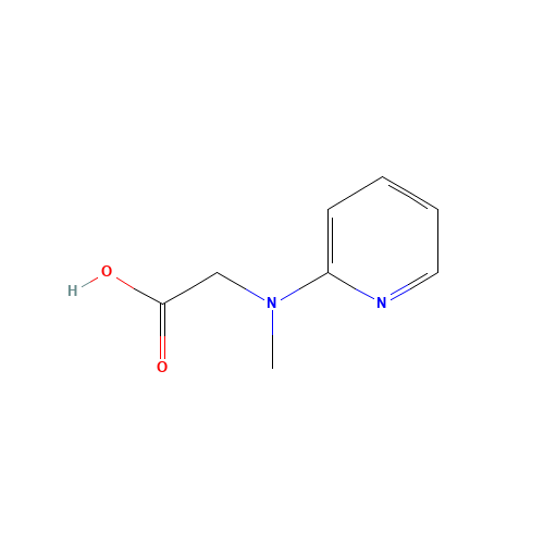 2-[methyl(pyridin-2-yl)amino]acetic acid (CAS: 1016519-61-1) - Chemical Structure and Molecular Formula 