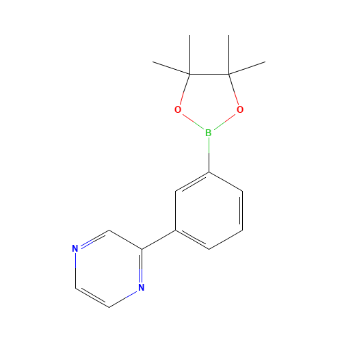 2-[3-(4,4,5,5-tetramethyl-1,3,2-dioxaborolan-2-yl)phenyl]pyrazine (CAS: 1314389-98-4) - Related Chemical Product
