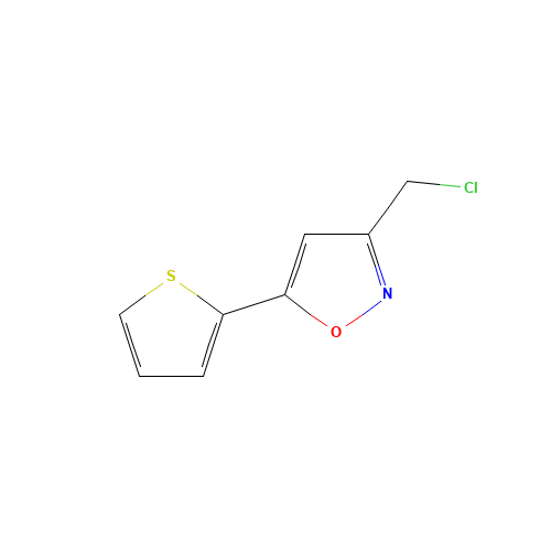 3-(chloromethyl)-5-thiophen-2-yl-1,2-oxazole (CAS: 863669-57-2) - Related Chemical Product