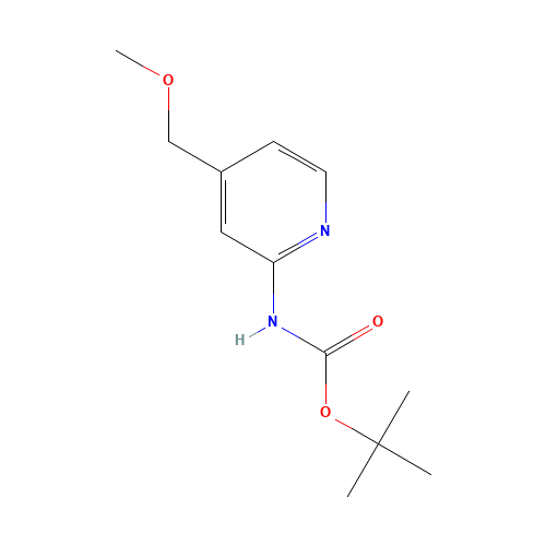 tert-butyl N-[4-(methoxymethyl)pyridin-2-yl]carbamate (CAS: 1369766-80-2) - Related Chemical Product
