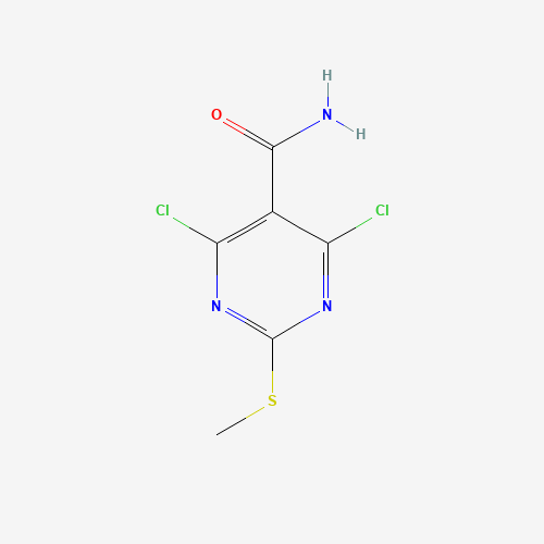 4,6-dichloro-2-methylsulfanylpyrimidine-5-carboxamide (CAS: 313339-36-5) - Related Chemical Product