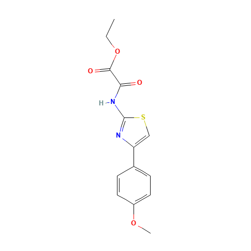ethyl 2-[[4-(4-methoxyphenyl)-1,3-thiazol-2-yl]amino]-2-oxoacetate (CAS: 74531-88-7) - Related Chemical Product