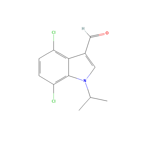 4,7-dichloro-1-propan-2-ylindole-3-carbaldehyde (CAS: 1350761-06-6) - Related Chemical Product
