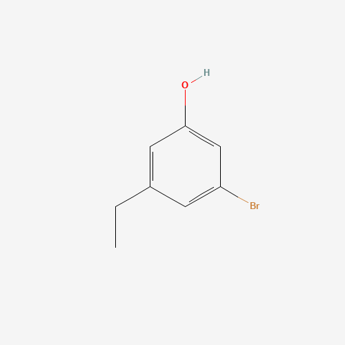 3-bromo-5-ethylphenol (CAS: 749930-37-8) - Chemical Structure and Molecular Formula 