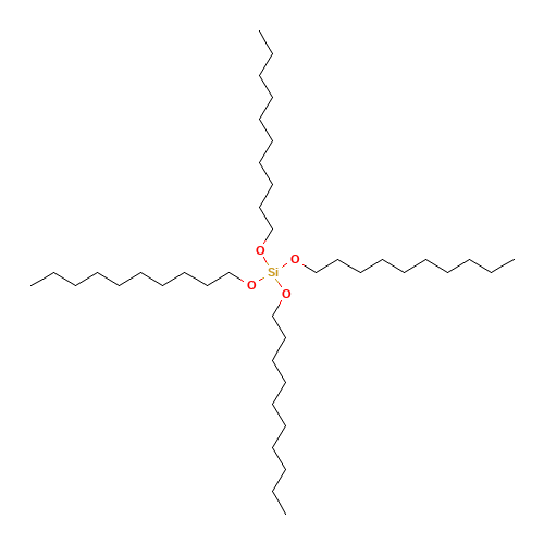tetrakis-decyl silicate (CAS: 18845-54-0) - Chemical Structure and Molecular Formula 