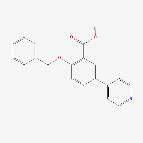 2-phenylmethoxy-5-pyridin-4-ylbenzoic acid (CAS: 1237517-77-9) - Related Chemical Product