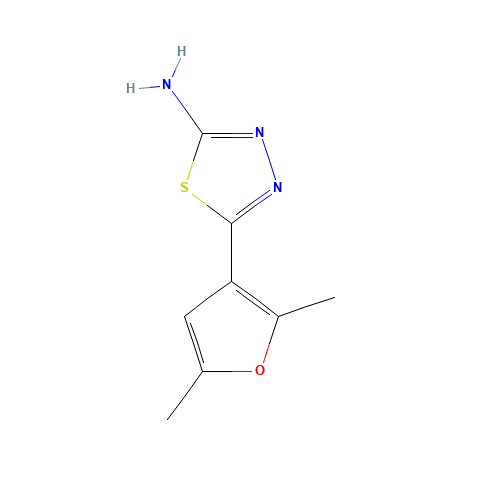 5-(2,5-dimethylfuran-3-yl)-1,3,4-thiadiazol-2-amine (CAS: 1019476-83-5) - Related Chemical Product