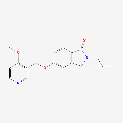5-[(4-methoxypyridin-3-yl)methoxy]-2-propyl-3H-isoindol-1-one (CAS: 1338467-44-9) - Related Chemical Product
