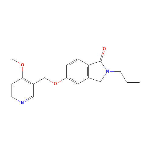 5-[(4-methoxypyridin-3-yl)methoxy]-2-propyl-3H-isoindol-1-one (CAS: 1338467-44-9) - Related Chemical Product