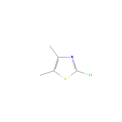2-chloro-4,5-dimethyl-1,3-thiazole (CAS: 56355-41-0) - Chemical Structure and Molecular Formula 