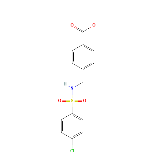 methyl 4-[[(4-chlorophenyl)sulfonylamino]methyl]benzoate (CAS: 1186212-02-1) - Related Chemical Product