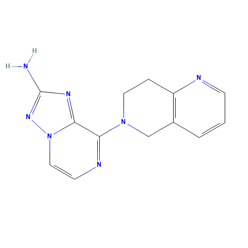 8-(7,8-dihydro-5H-1,6-naphthyridin-6-yl)-[1,2,4]triazolo[1,5-a]pyrazin-2-amine (CAS: 1360612-97-0) - Related Chemical Product