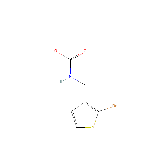 tert-butyl N-[(2-bromothiophen-3-yl)methyl]carbamate (CAS: 910036-94-1) - Related Chemical Product