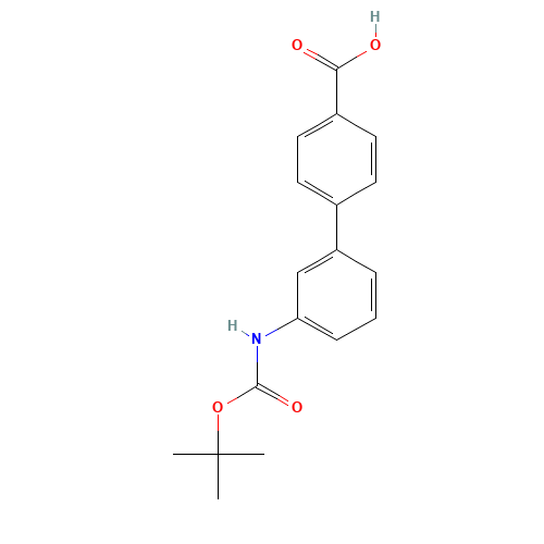 4-[3-[(2-methylpropan-2-yl)oxycarbonylamino]phenyl]benzoic acid (CAS: 904086-02-8) - Related Chemical Product