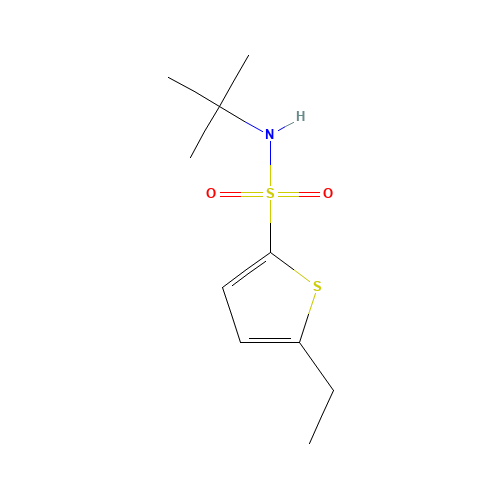 N-tert-butyl-5-ethylthiophene-2-sulfonamide (CAS: 74616-25-4) - Related Chemical Product