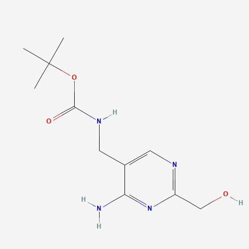 tert-butyl N-[[4-amino-2-(hydroxymethyl)pyrimidin-5-yl]methyl]carbamate (CAS: 412278-00-3) - Related Chemical Product