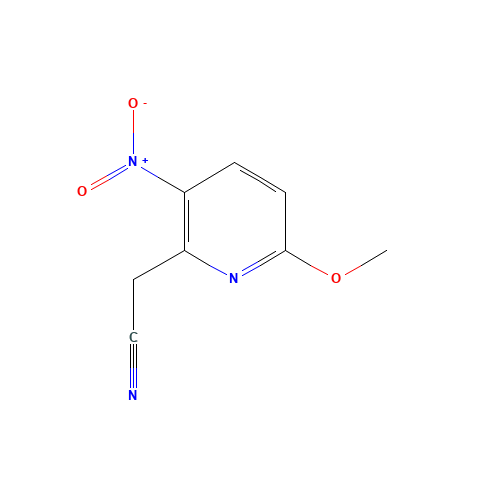 2-(6-methoxy-3-nitropyridin-2-yl)acetonitrile (CAS: 111795-99-4) - Related Chemical Product